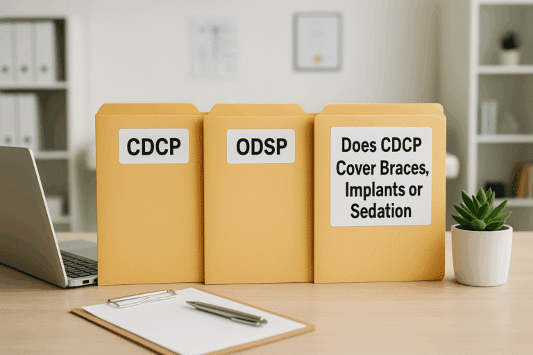 Does CDCP Cover Braces Implants or Sedation What Is Actually Included?