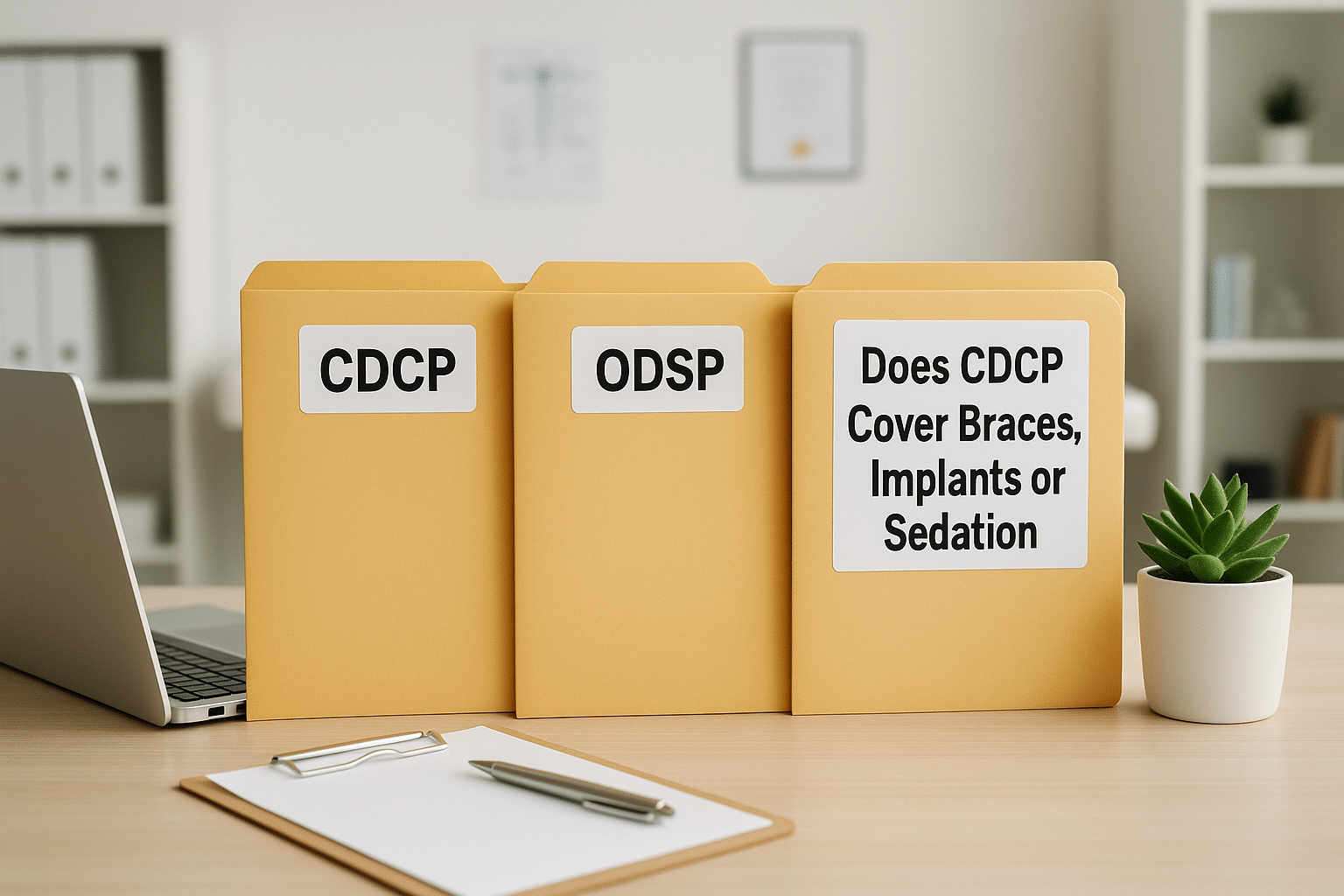 Does CDCP Cover Braces Implants or Sedation